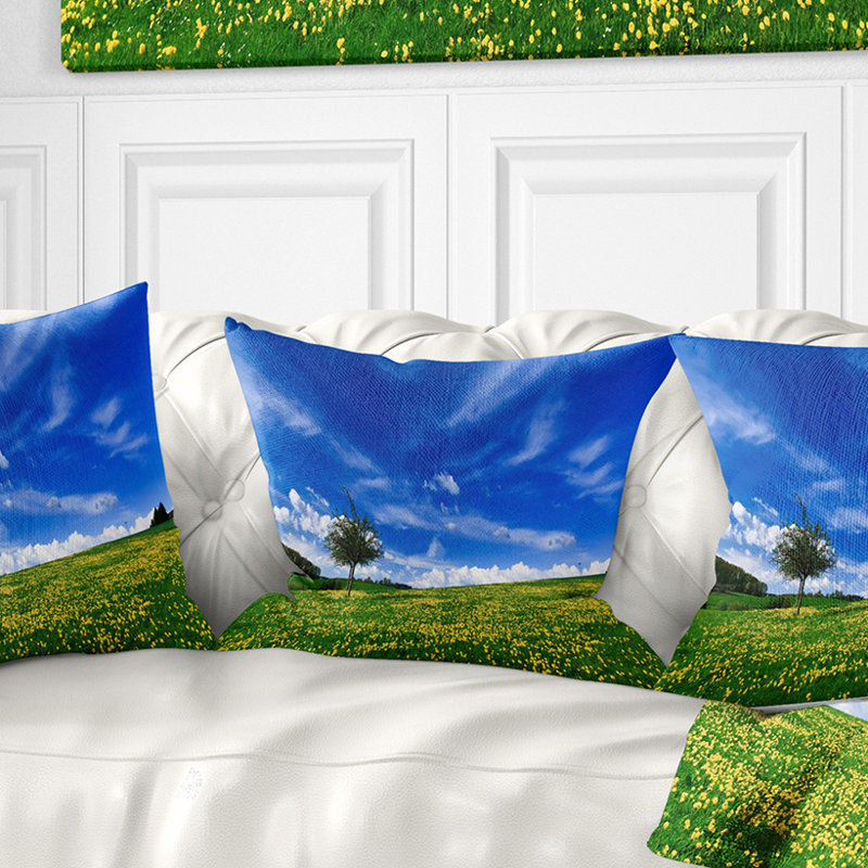 Landscape Throw Pillow, 16" x 16", Throw Pillow