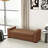 Emanuel PU Leather Upholstered Bench With Armrests-1477775135