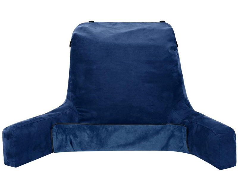 Housse SEULEMENT pour oreiller pour mari Cowboy Aspen Edition Microsuède recto verso / microfibre, 31,5 po x 8,5 po, Bleu