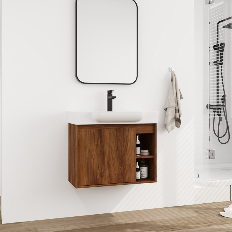 28'' Single Bathroom Vanity with Ceramic Top