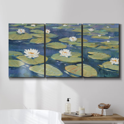 «Happy Seascape I», reproduction sur toile tendue de 3 pièces