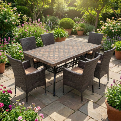 6 - Person Patio Dining Set with
