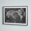 «Vintage World Map VI», reproduction d'art graphique encadrée-28658679-33925060