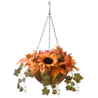 Sunflowers Hanging Basket
