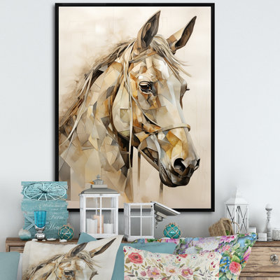 Cheval majestueux sur toile