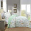Ensemble de courtepointe à motif floral imprimé 3 pièces MarCielo ME505-102880025