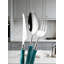 Ensemble de couverts 7 pièces en acier inoxydable de qualité supérieure avec poignée en bambou acrylique, comprenant un couteau à steak, une fourchette, une cuillère et une cuillère à café pour un repas élégant-2075972310
