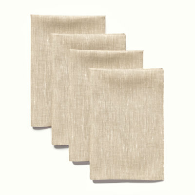 100% Pure Linen Dinner Napkins - Athena