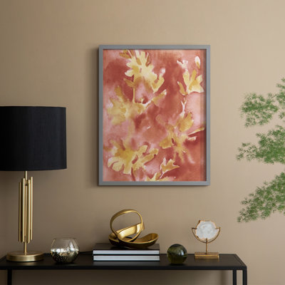Reproduction encadrée Bleed Blooms II - bois massif