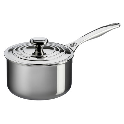 Le Creuset Stainless Steel Saucepan with Lid
