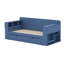 Lit de jour avec bureau amovible, tiroirs de rangement et table d'appoint hydraulique-121457793-121457794