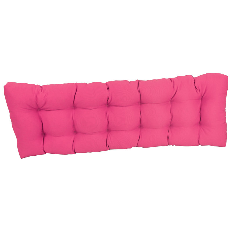 Outdoor 4.5'' Bench Seat Cushion, 46" W x 19" D, Bery Berry