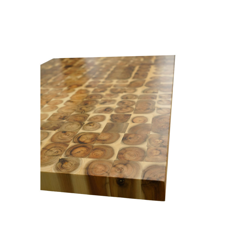 Clowser 42'' L x 30'' W Solid Wood Rectangular Square Edge Table Top