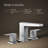 Kohler Honesty Widespread Bathroom Faucet with Pop-Up Drain Assembly, 3-Hole 2-Handle Bathroom Sink Faucet, 1.2 gpm-86173210