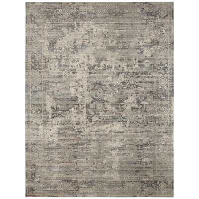 Hendricksen Southwestern Area Rug in Gray