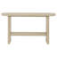 Console en chêne beige Kimpton - Table de canapé avec tablette pour le salon et le vestibule