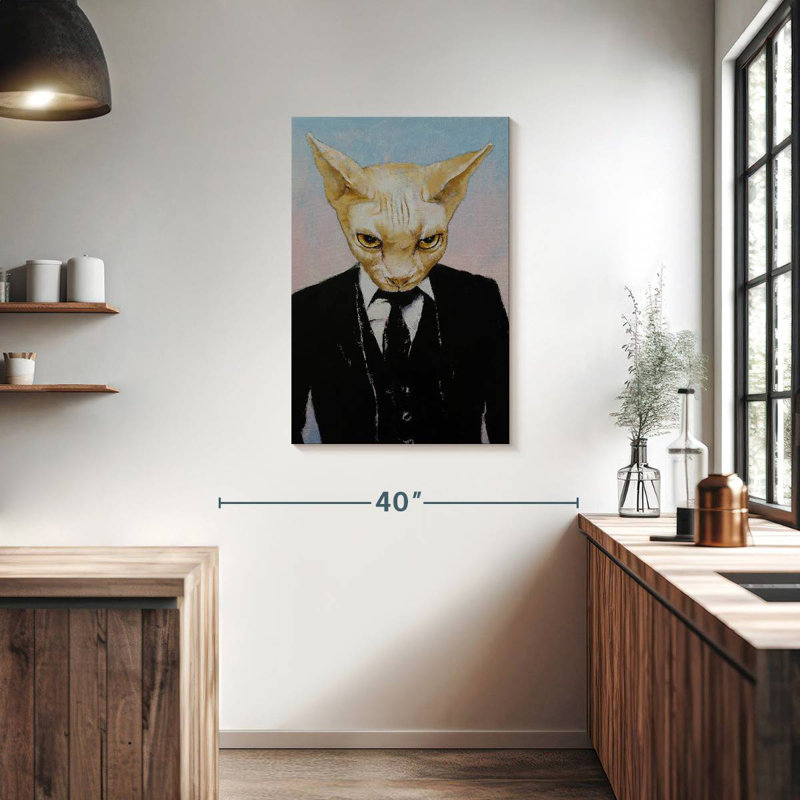 Brampt Mister Cat, 36" H x 24" W