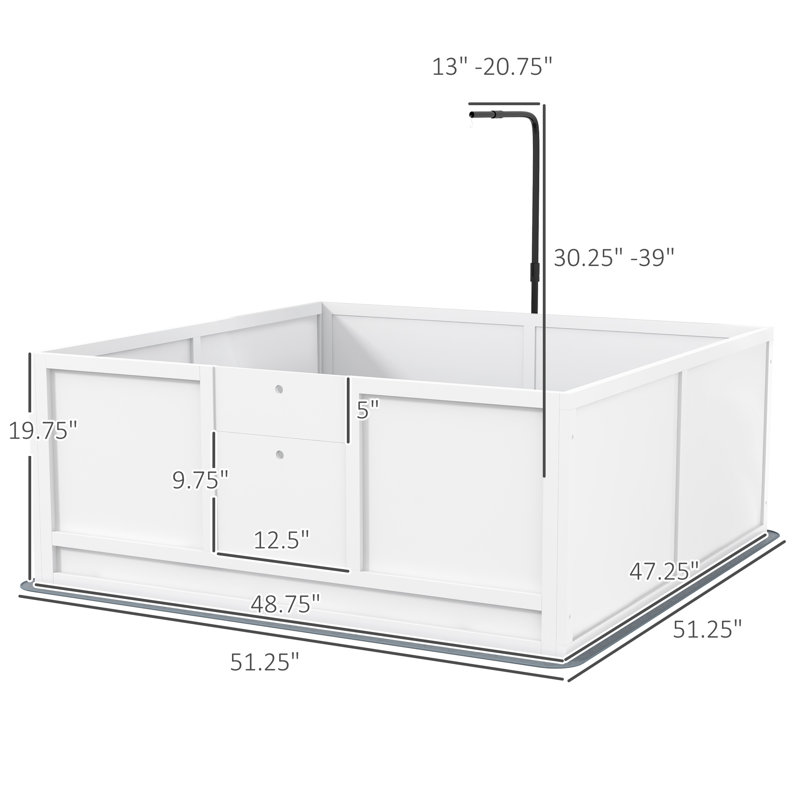 Caisse de rangement pour chien spacieuse