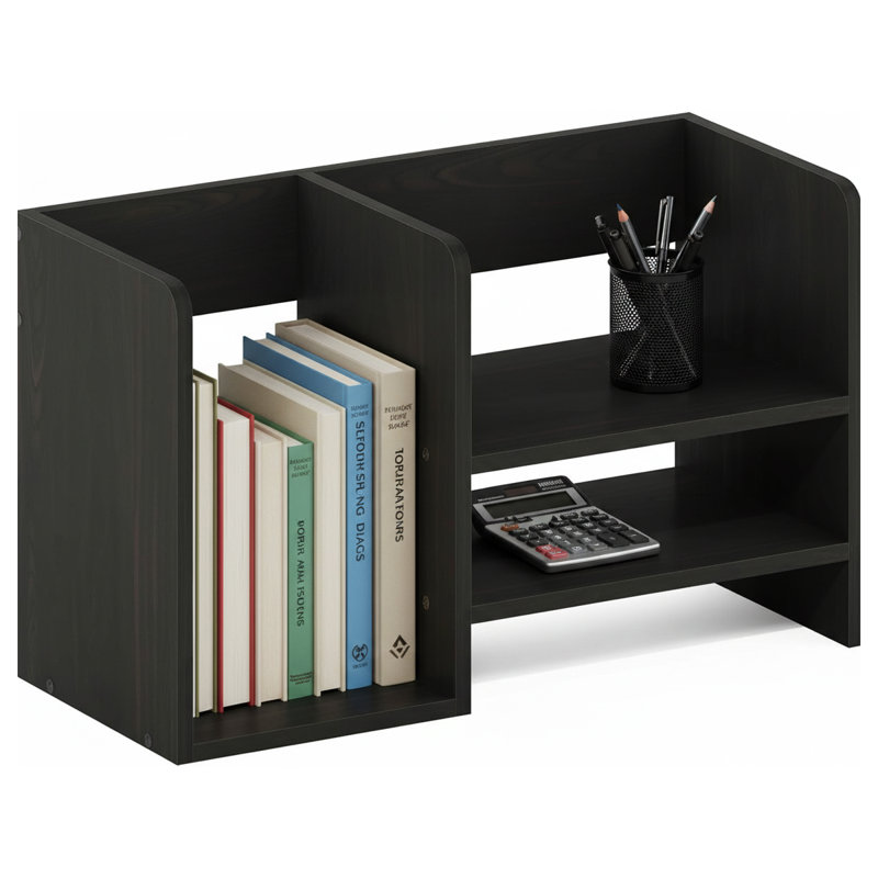 Organisateur de rangement de bureau moderne, Espresso