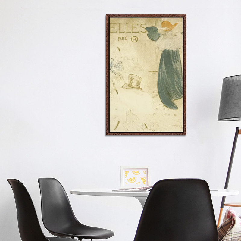 Frontispiece, 1896 by Henri De Toulouse-Lautrec - Gallery-Wrapped Canvas Giclée on Canvas, Classic Wood Floater Frame