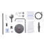 Wall-Mount Bathroom Piano-Key Panel Shower System Set