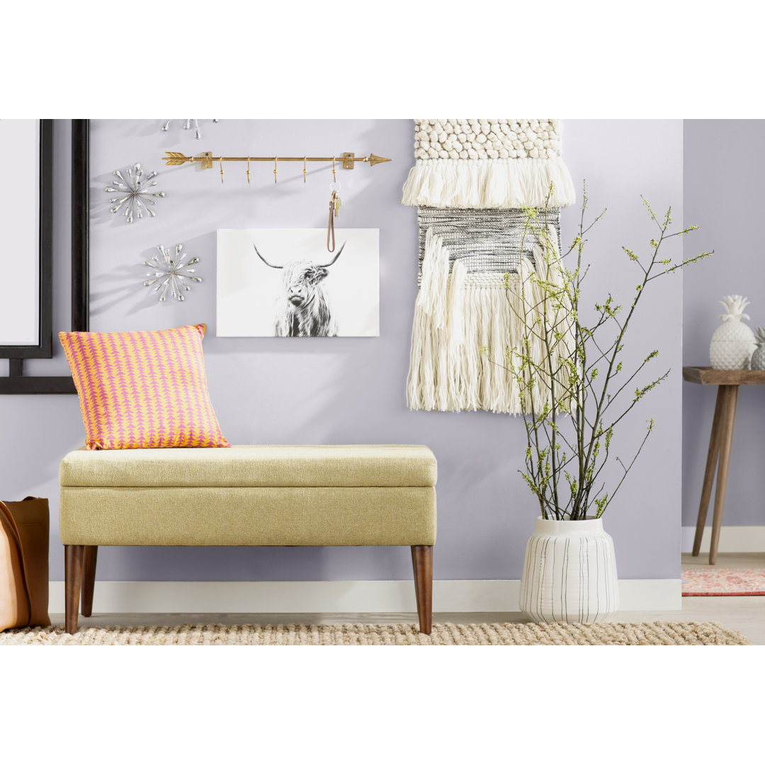 " Portrait Of A Highland Cow " by Dorit Fuhg Mercury Row® Size: 12" H x 18" W x 1.5" D Format: Wrapped Canvas