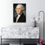 Geometric Washington Portrait Geometric Modern Contemporary Portrait Wall Art Print 1 Piece Wrapped Canvas Wall Art-402926912