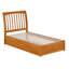 Lit plateforme Imarion avec pied de lit à panneau et lit gigogne-742129038-742129037
