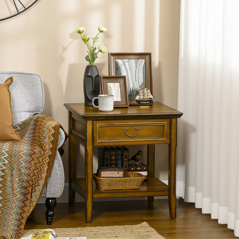 Table d'appoint avec rangement