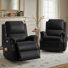 Andreas Traditional Genuine Leather Power Swivel Glider Recliner Set Of 2