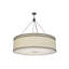 54"W Cilindro Circle X Textrene Pendant