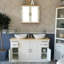 Arcuri 1231 mm Freestanding Double Vanity with Vessel Ceramic Basin