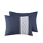 King Embroidered Comforter Ensemble 8Pc - Sophisticated Style, 8 Piece Transitional Decorative Pillows-125166494