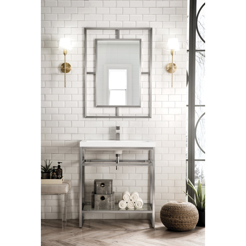Boston 31.5'' W Single Vanity, Brushed Nickel