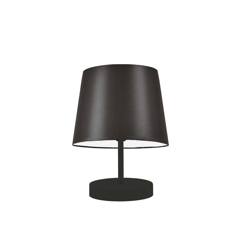 Deok Metal Table Lamp, Black, Brown