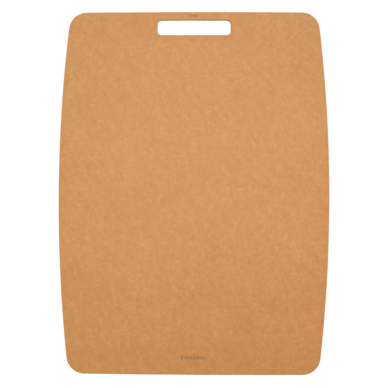 Planche à découper en fibres végétales - ardoise, 17,50 po x 13 po, Brun