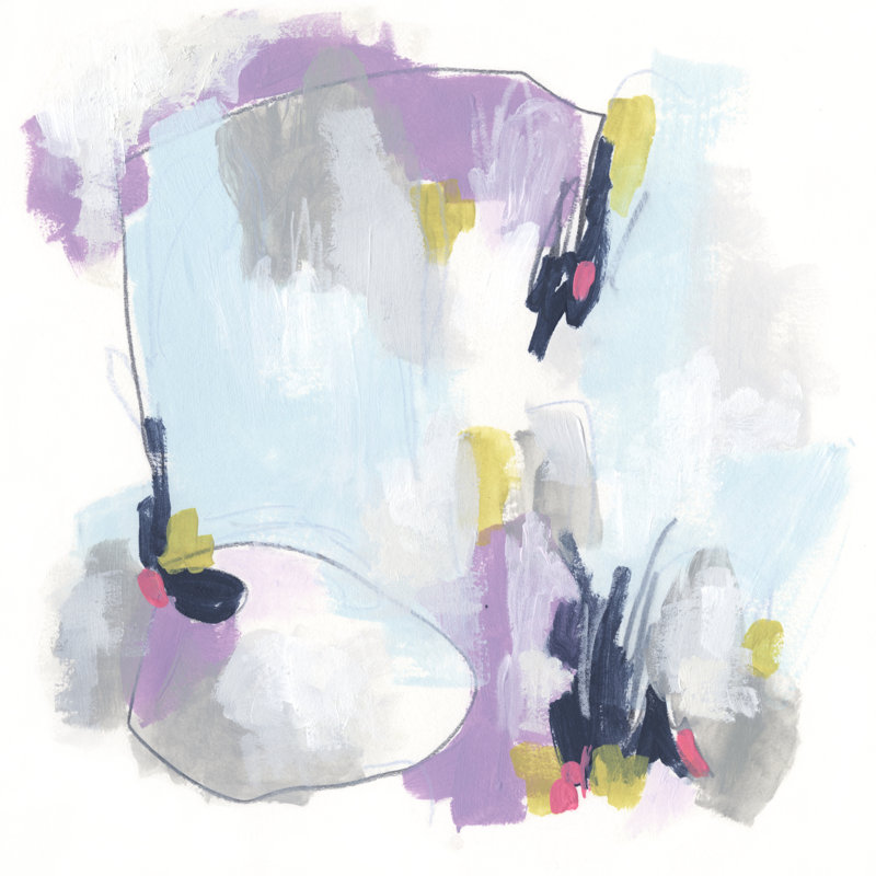 Colour Flight IV by June Erica Vess - Wrapped Canvas Painting, 76cm H x 76cm W
