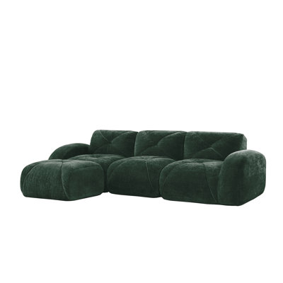 L-Shaped Soft Velvet Fabric