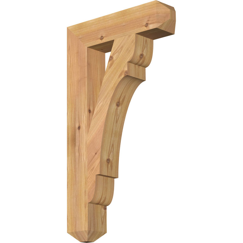 Support pour artisan olympique, Cèdre rouge de l'Ouest (lisse), H 28 po x l 3,5 po x P 16 po
