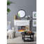 Cadre de miroir antique 30 po-1867966692