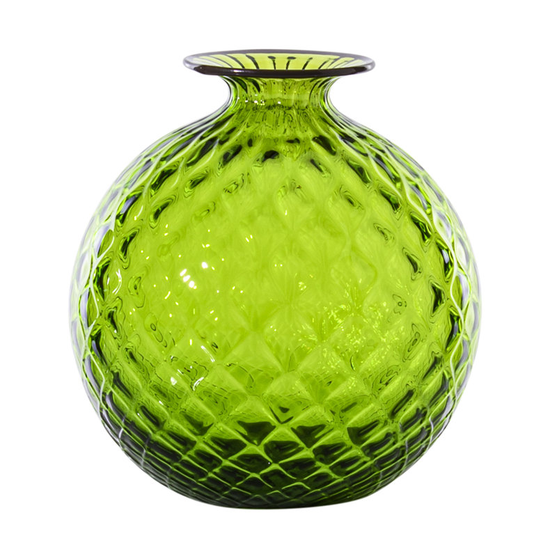 Venini Monofiore Balloton, 6.5" H x 5.51" W x 5.51" D, Straw Yellow