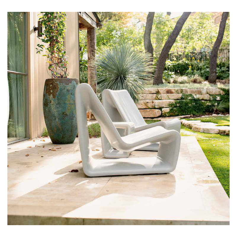 Loop Outdoor Square Side Table, Seafoam Green
