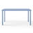 59"×35.4" Outdoor Metal Rectangular Dining Table-2022402264