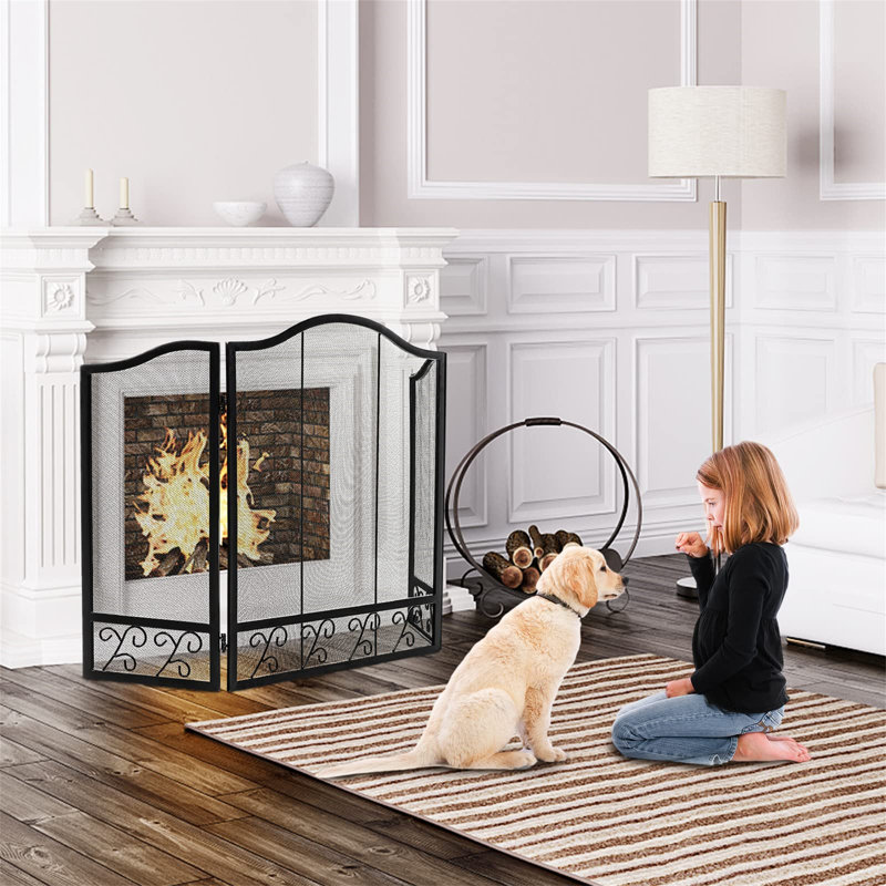 Rosezanna Metal Fireplace Screen