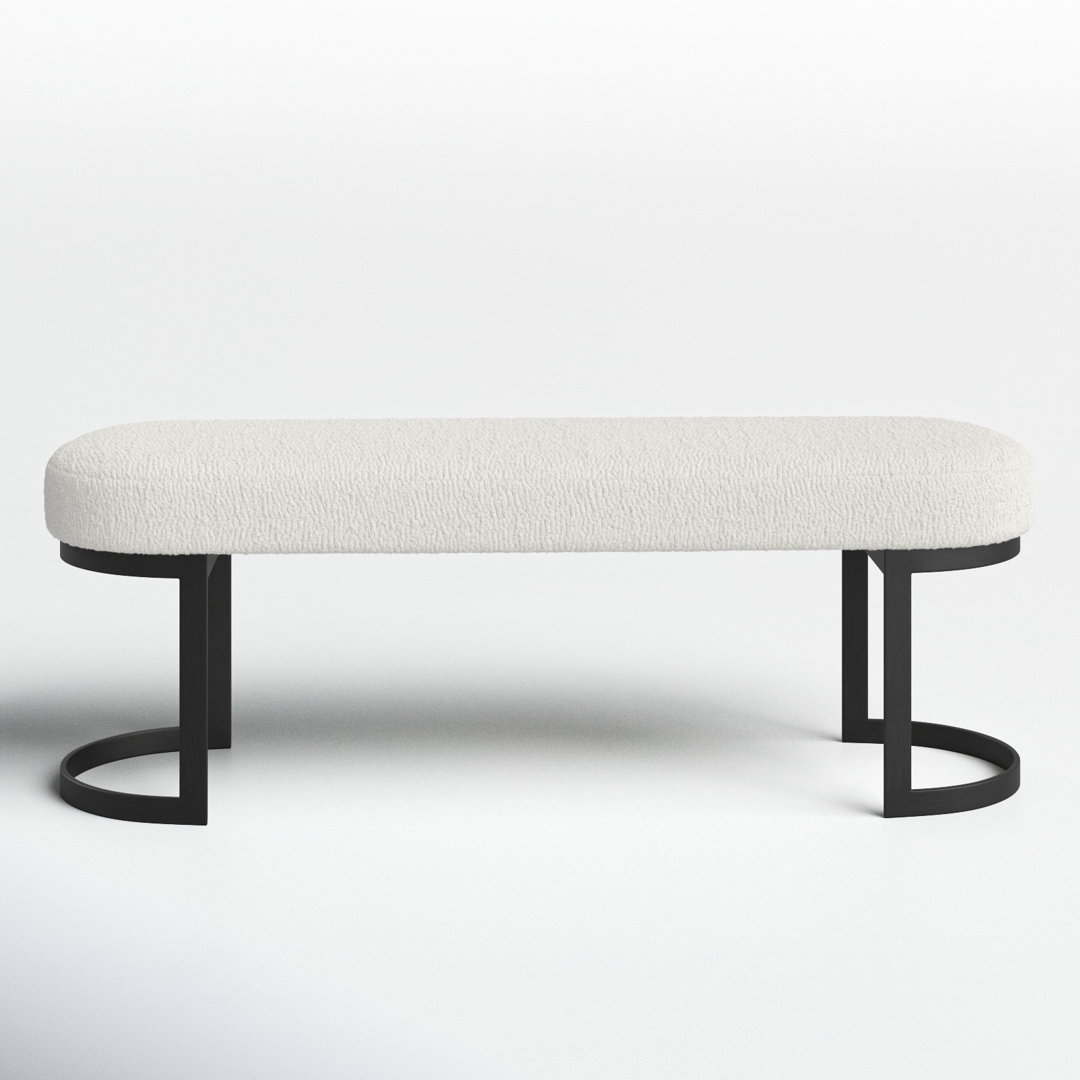 April Upholstered Bench Joss & Main Leg 