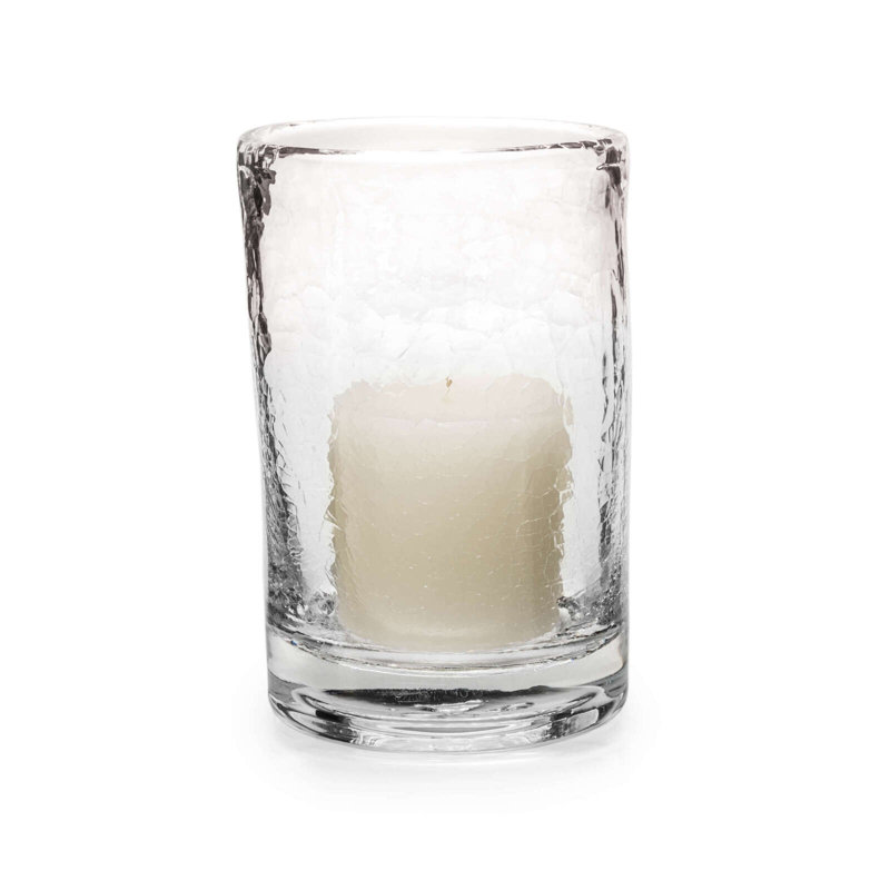 Ascutney Crackle Hurricane, 4.75"W x 4.75"D x 7"H