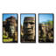 Art moderne brun, Moai Marvel, art asiatique I - Art mural asiatique-16350698-16350696