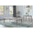 Jinnifer Rectangular Coffee Table in Platinum