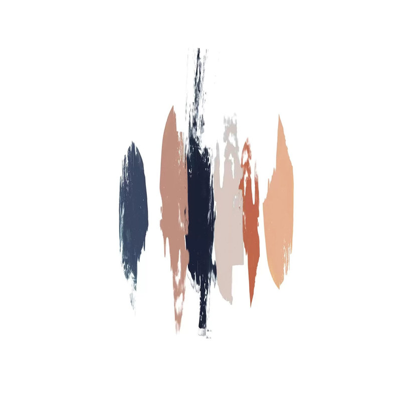 Brushed II by Jennifer Goldberger - Wrapped Canvas Painting, 30.48 cm H x 30.48 cm W