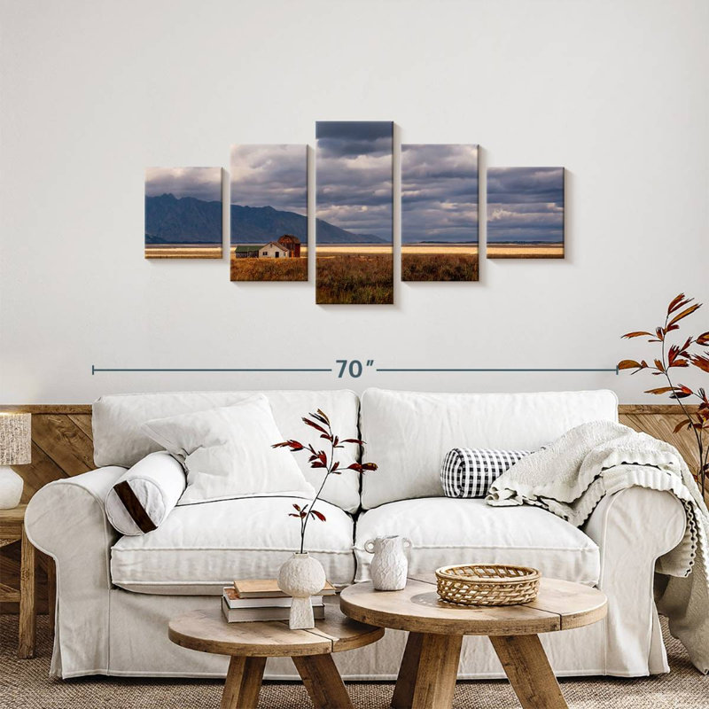 Mormon Farmhouse, 24" H x 55" W